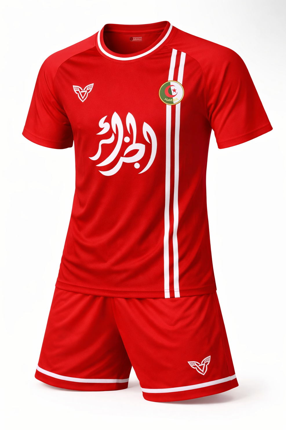 đŽ Ensemble Maillot + Short AlgĂ©rie Rouge â Ădition Impact đ©đż