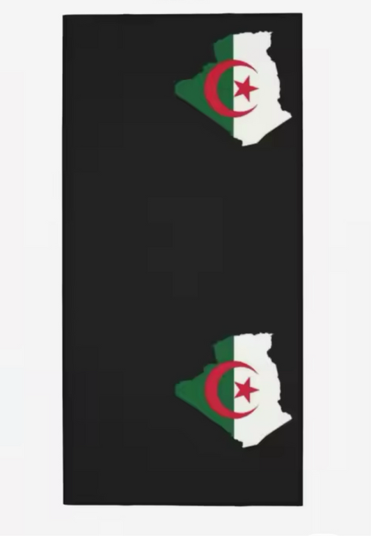 Cache-cou Drapeau Algérie – Tour de Cou Multifonction – 2 – vue 2