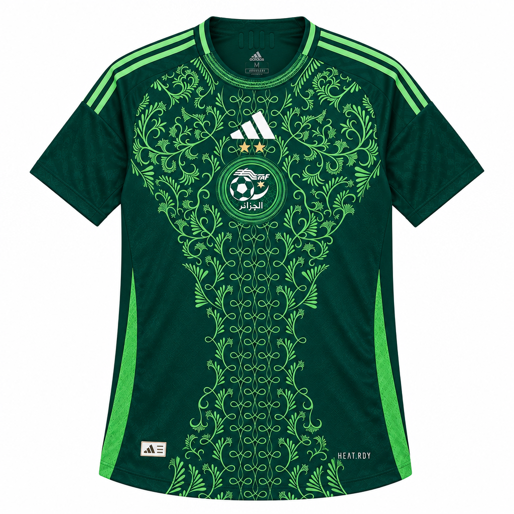 Maillot Algérie Extérieur Vert – Édition Supporter