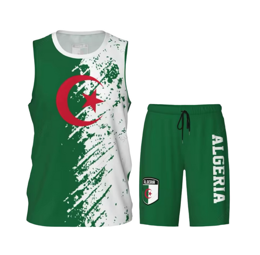 Ensemble Basketball Algérie – Maillot & Short – vue 2