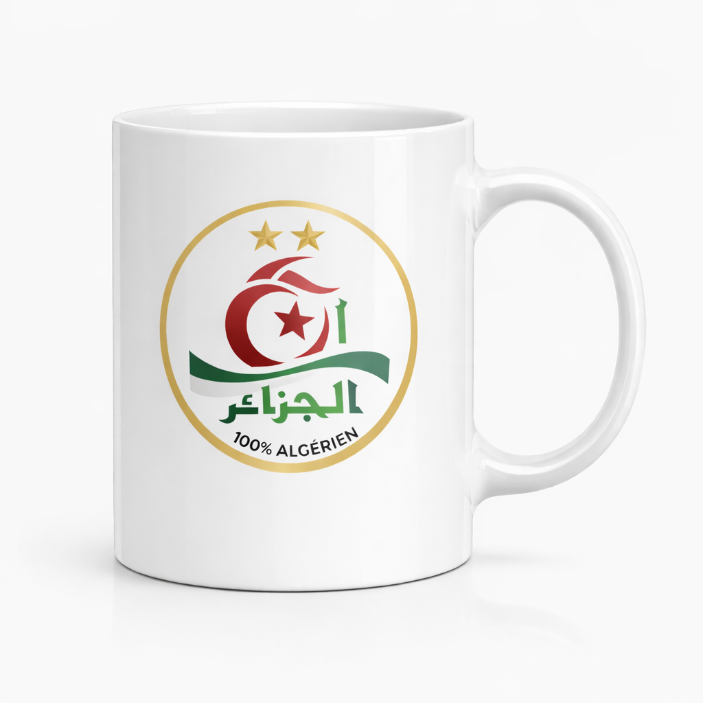 Mug 100% Algérien 🇩🇿 – Tasse Algérie Premium en Céramique