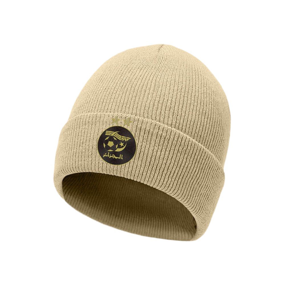 Bonnet Algérie Football Homme & Femme – Bonnet Supporter DZ Hiver Chaud
