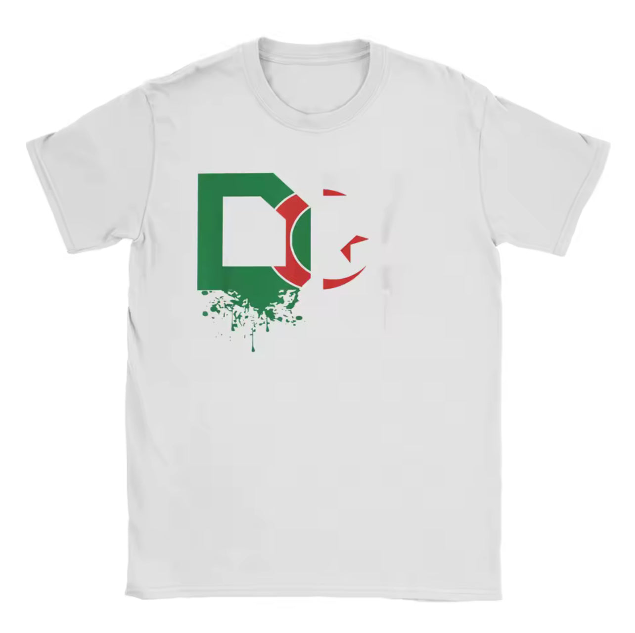T-shirt DZ Algérie – Design Drapeau Algérien 🇩🇿 – 100% Coton Premium Unisexe