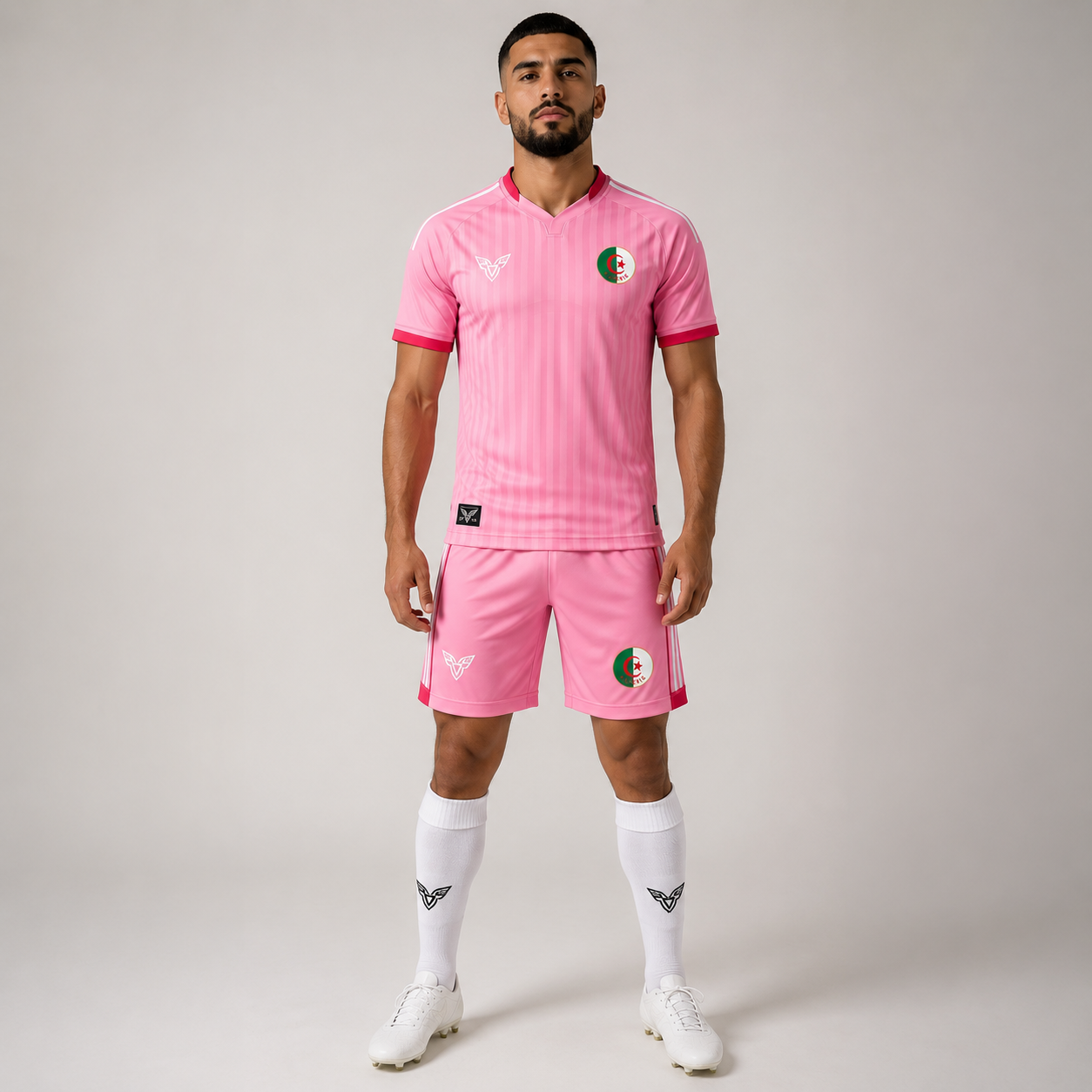 Maillot Algérie Rose 2026 – Édition Exclusive