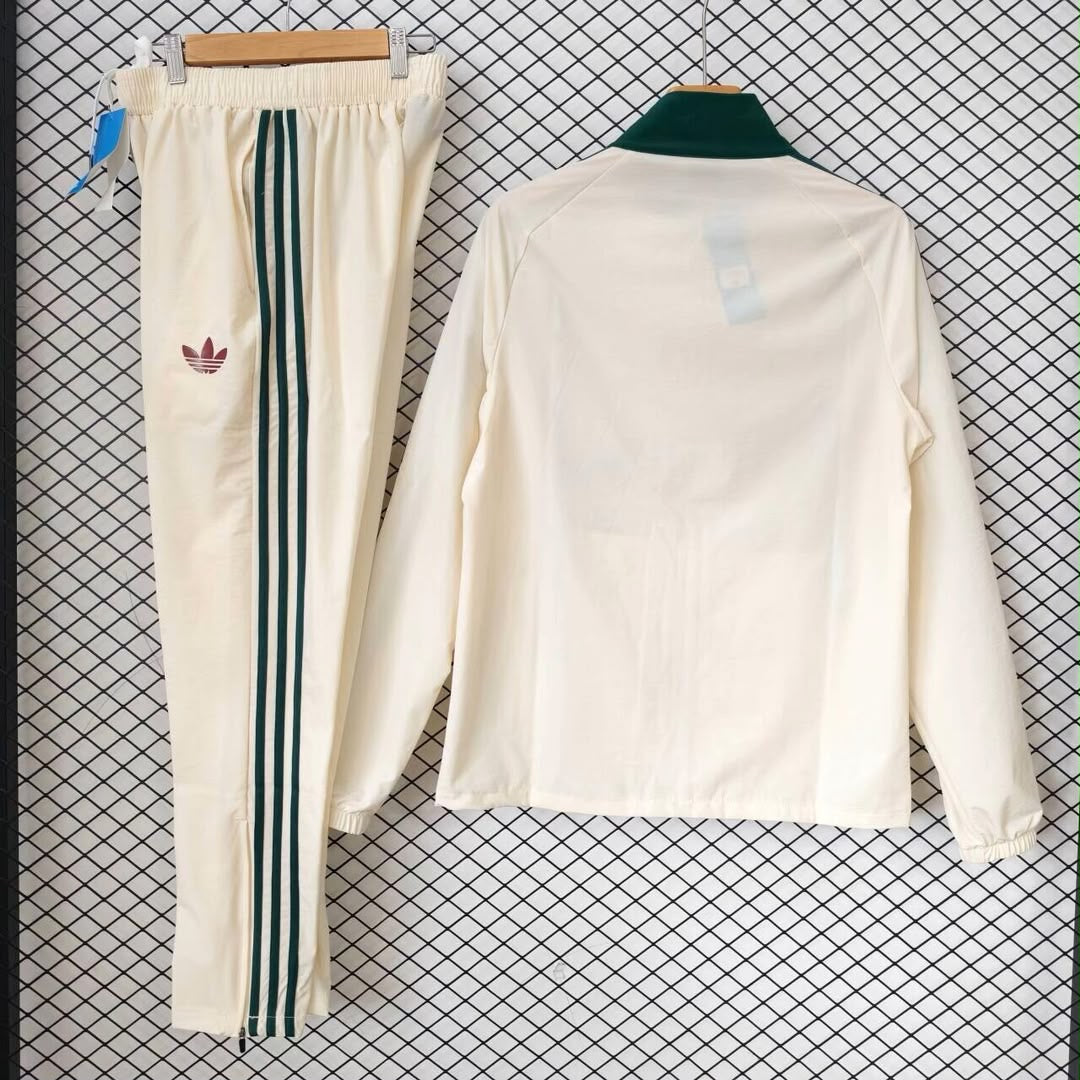 Survêtement Algérie Blanc & Vert – Style rétro