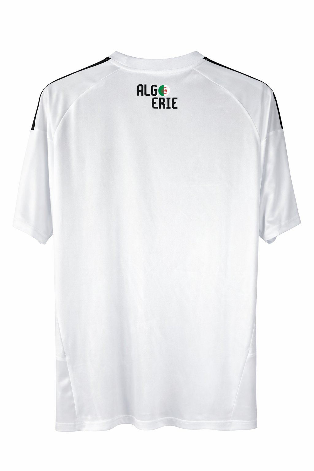 Maillot Algérie Noir & Blanc DZ – Football Fennec Premium 🇩🇿