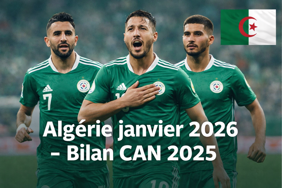 Équipe d’Algérie en janvier 2026 : bilan CAN 2025, joueurs clés & avenir des Fennecs