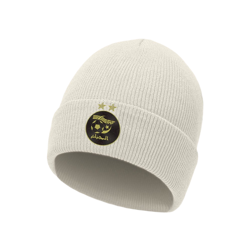 Bonnet Algérie Football Homme & Femme – Bonnet Supporter DZ Hiver Chaud