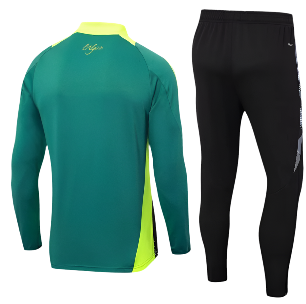 Survêtement Algérie  🇩🇿 – Ensemble Vert & Noir | Fennecs