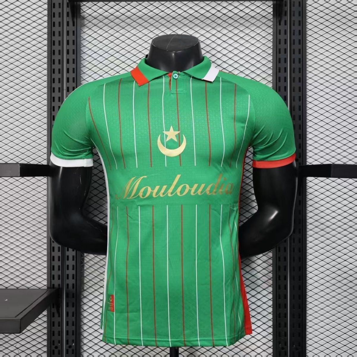 Maillot Mouloudia  2024/2025 – Édition Prestige Noir & Rayures