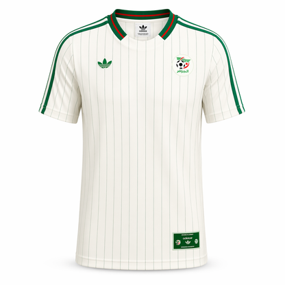 Maillot Algérie Blanc – Édition Premium