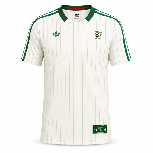 Maillot Algérie Blanc – Édition Premium