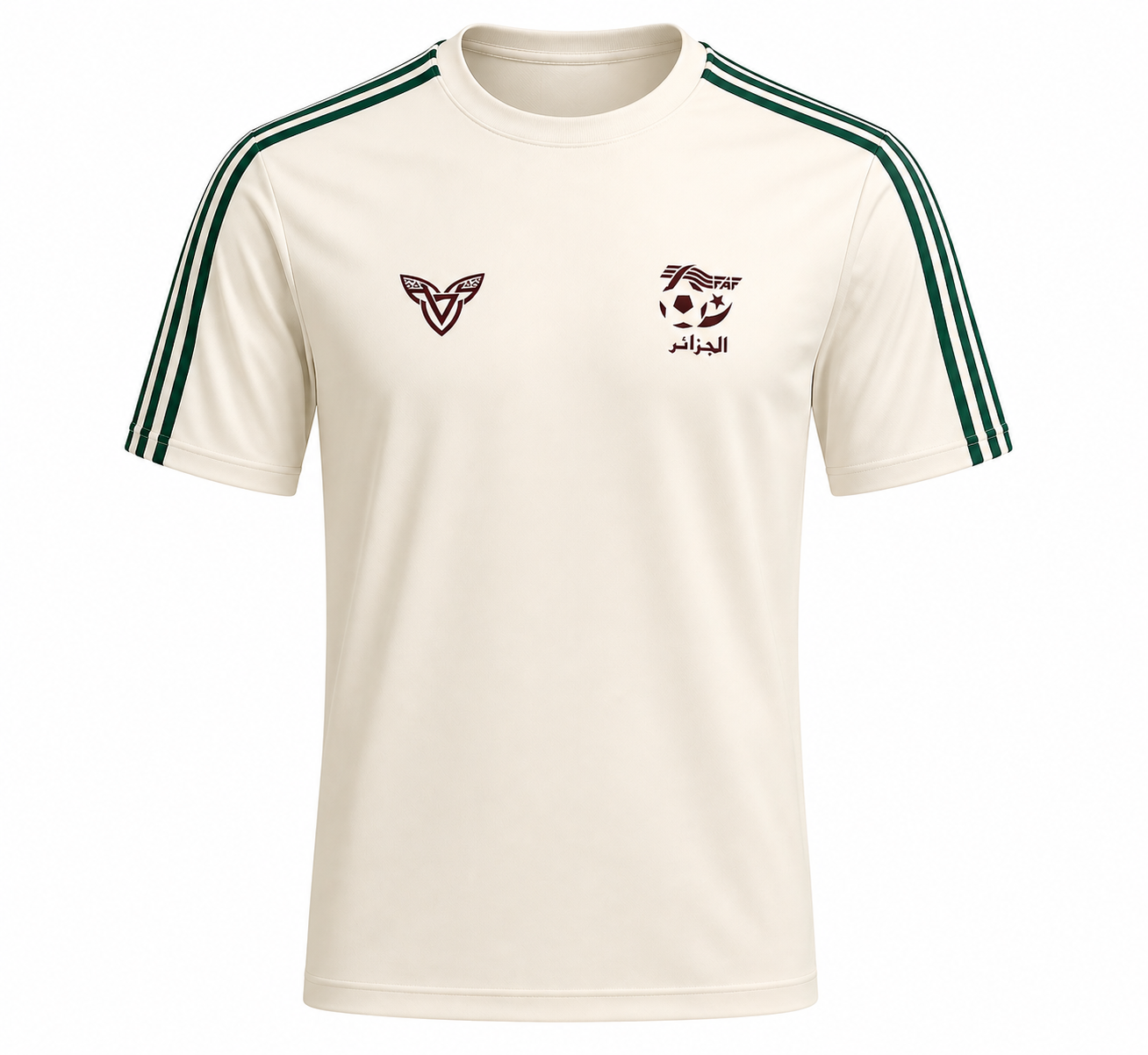 T-shirt Algérie Premium Off-White – Edition Sport Élégance