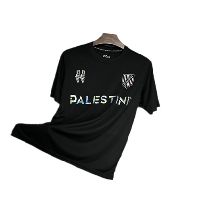 Maillot Palestine 🇵🇸 – Édition Classique Noire | Soutien & Fierté | Tissu Respirant