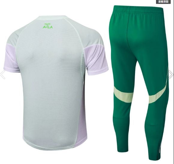 Survêtement Algérie Blanc 2025 🇩🇿 – Ensemble Maillot + Pantalon | Tenue d’Entraînement