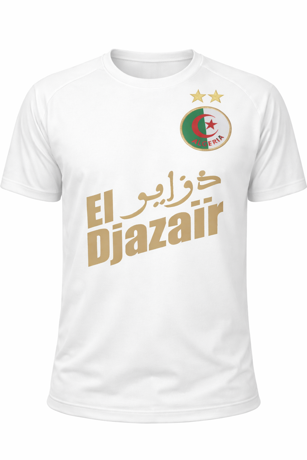 🇩🇿 T-shirt Noir “El Djazair” – Édition Premium