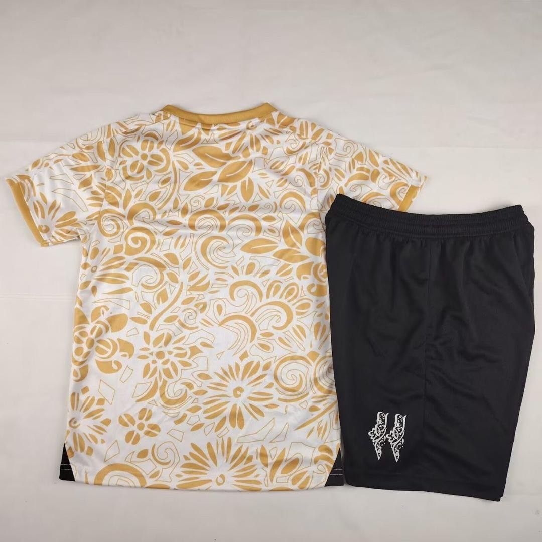 Ensemble Palestine Doré 2025 🇵🇸 | Maillot & Short – Édition Limitée Gold Supporter