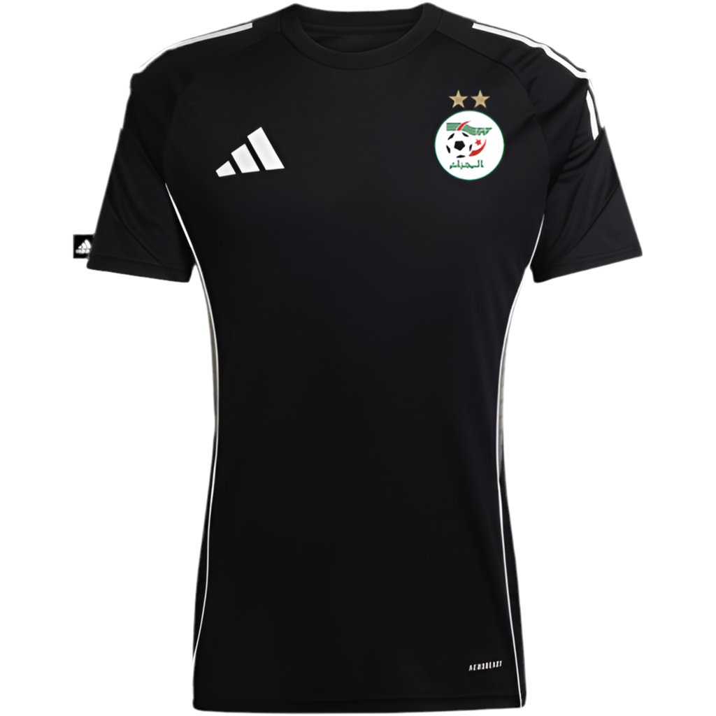 Maillot d’Entraînement Algérie 2025 🇩🇿 – Noir | Léger, Respirant