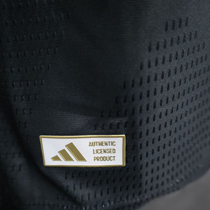 Maillot Algérie Noir Élite 2026 – Edition Premium | Design Noir & Or, Respirant & Haute Performance