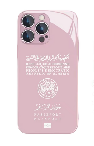 Coque IPhone Passport Algérie Rose