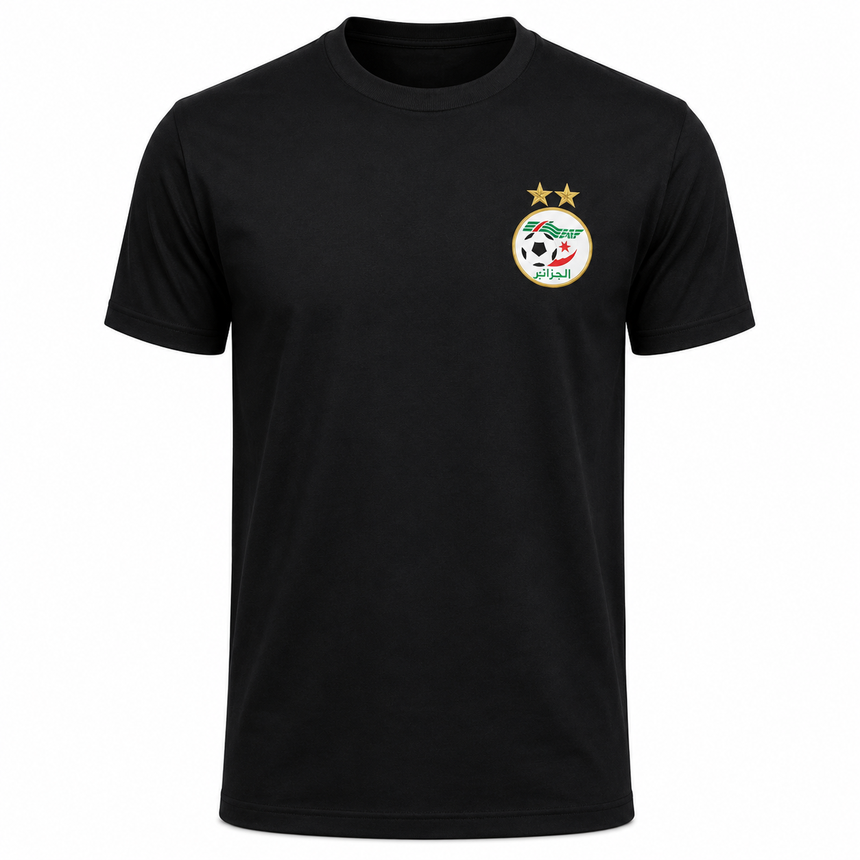 T-shirt Algérie  – Logo FAF Premium | 100% Coton Supporters DZ