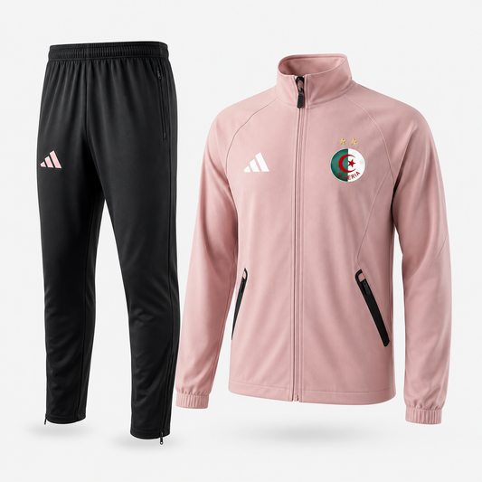 Survêtement Algérie Rose & Noir – Style Sportif