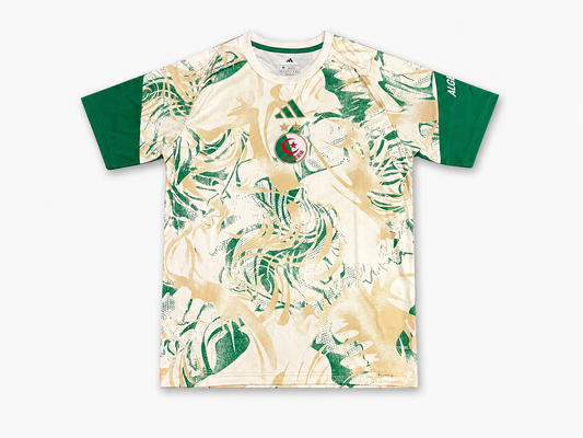 Maillot Algérie Blanc & Vert – Football Lifestyle 🇩🇿