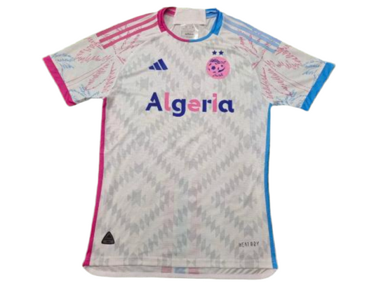 Maillot Algérie Édition Spéciale 🇩🇿 – Design Rose & Bleu