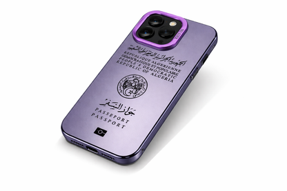 🇩🇿 Coque iPhone Passeport Algérien – Édition Premium