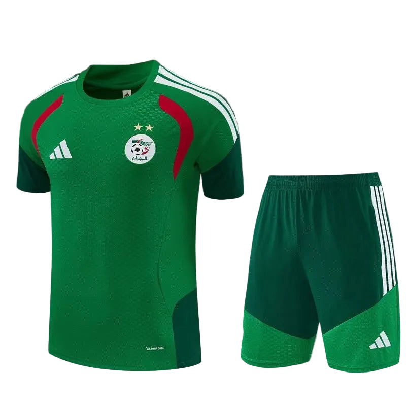 Ensemble Algérie Vert – Maillot + Short Football | Édition Performance 2026
