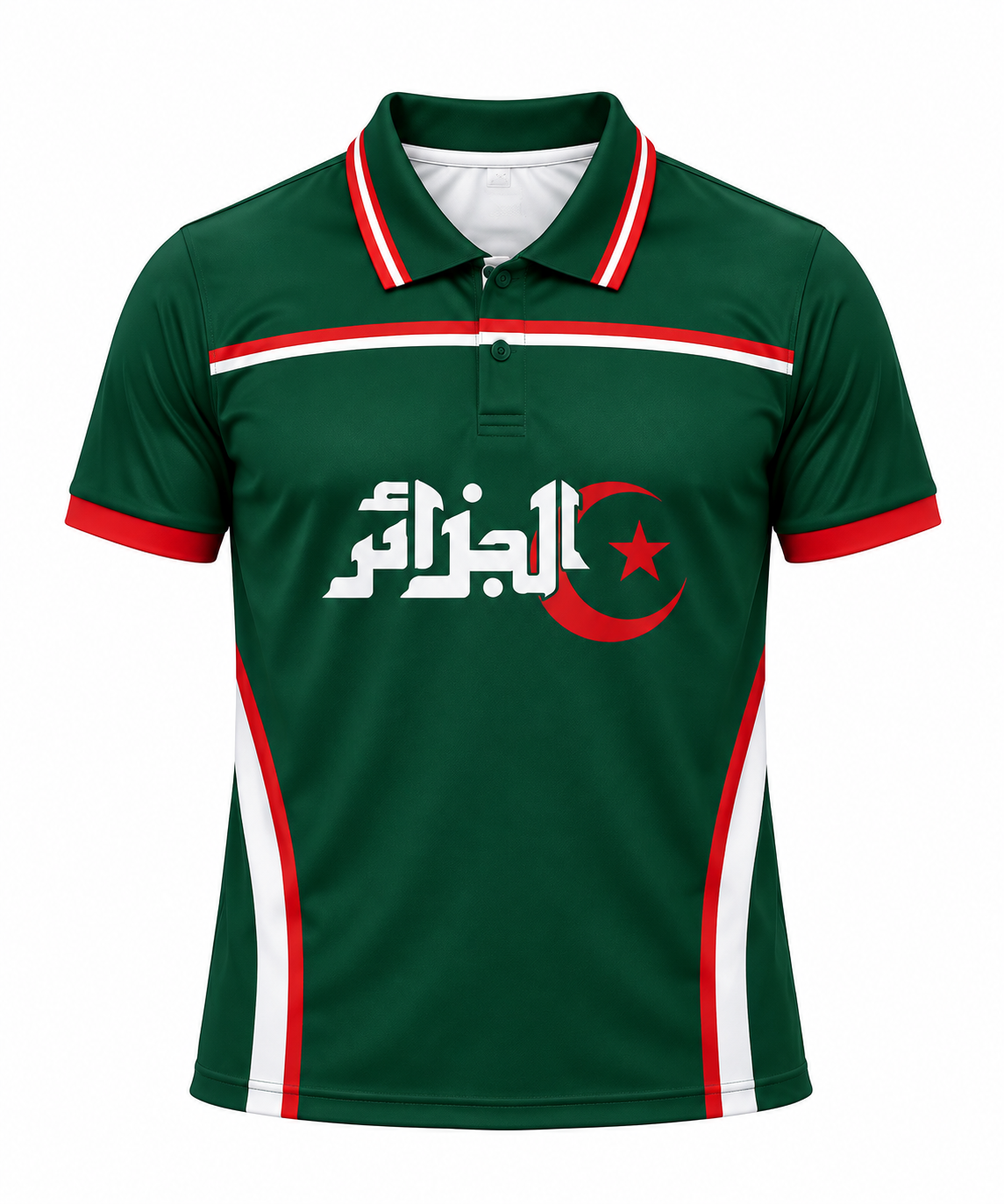 Maillot Algérie Vert Vintage 213 – Édition Rétro Premium