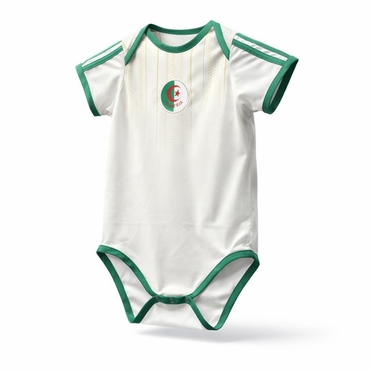 🍼 Body Bébé Football – Style Premium Inspiré de l’Algérie 🇩🇿