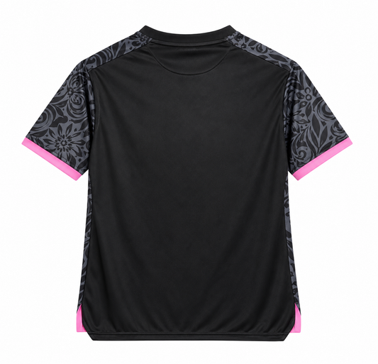Maillot Palestine Noir & Rose – Flocage Personnalisé