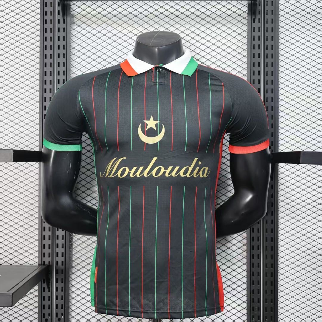 Maillot Mouloudia  2024/2025 – Édition Prestige Noir & Rayures