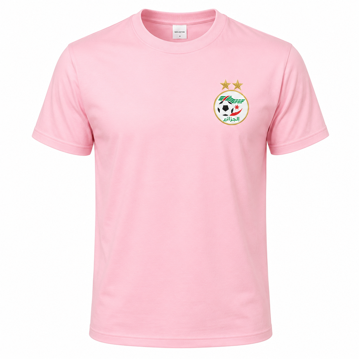 T-shirt Algérie  – Logo FAF Premium | 100% Coton Supporters DZ