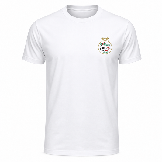 T-shirt Algérie  – Logo FAF Premium | 100% Coton Supporters DZ