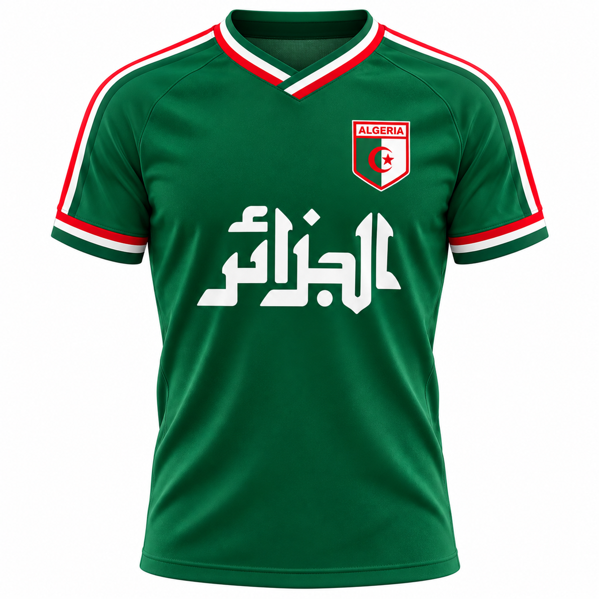 Maillot Algérie Vintage Vert – Rétro Fennec