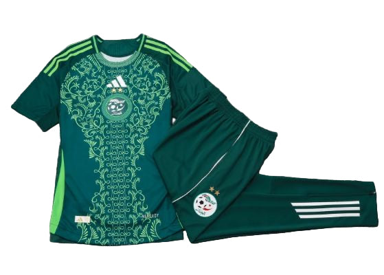 Survêtement Extérieur Algérie 2025 🇩🇿 – Ensemble Maillot + Pantalon