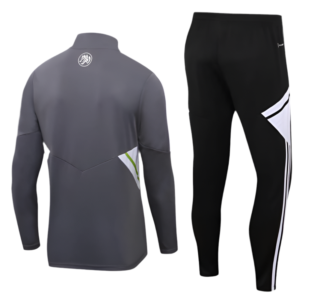 Survêtement Algérie 2025 Gris ⭐⭐ – Édition Entraînement 🇩🇿