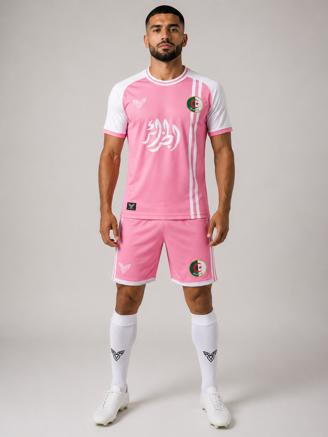 Maillot Algérie Heritage Rose – Collection Signature 🇩🇿🌸