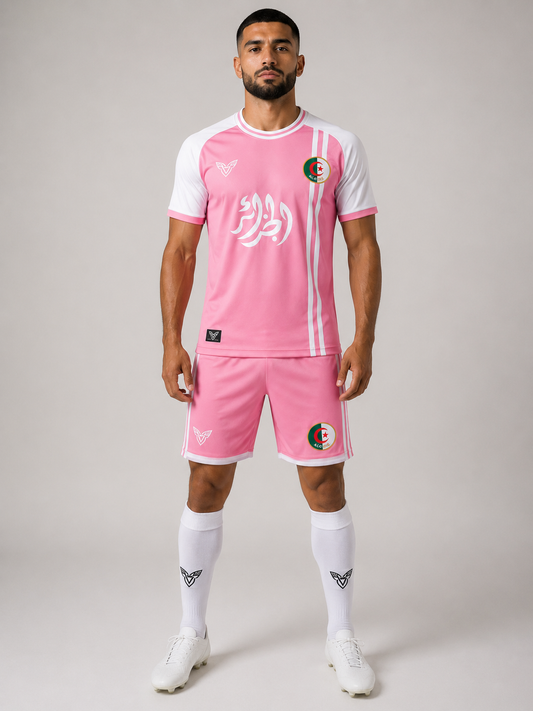 Maillot Algérie Heritage Rose – Collection Signature 🇩🇿🌸