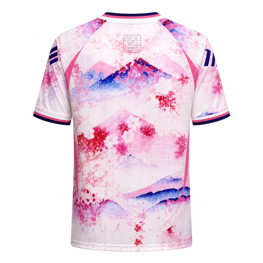 Maillot Édition Limitée “Sakura DZ” – Design Artistique Algérie Premium