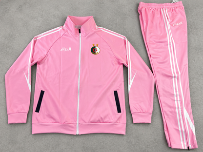 Algeria Premium Tracksuit 3 Colors – Green, White & Pink