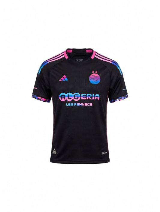 Maillot Algeria Les Fennecs 2025 🇩🇿 – Édition Spéciale Noir | Performance & Style Unique