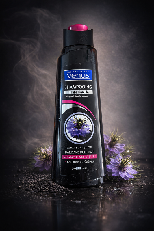 🖤 Shampooing Venus Habba Saouda – Brillance & Force Naturelle
