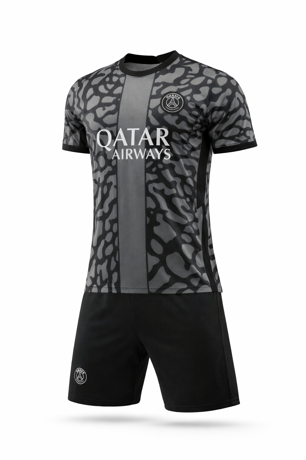 Ensemble Football Rose & Noir PSG – Maillot + Short | Édition Premium