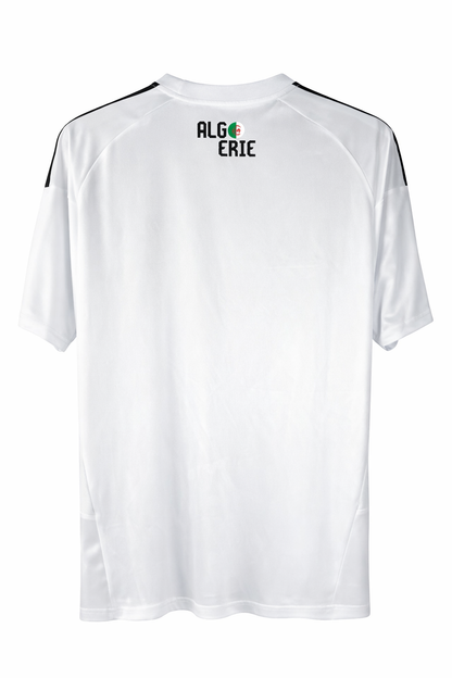 Maillot Algérie Noir & Blanc DZ – Football Fennec Premium  🇩🇿