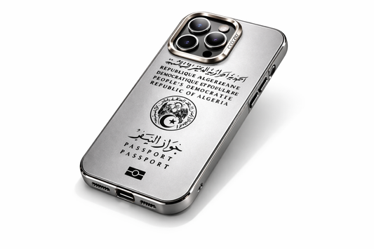 🇩🇿 Coque iPhone Passeport Algérien – Édition Premium
