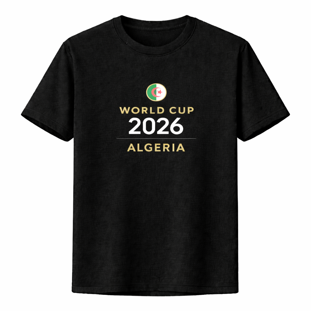 T-Shirt World Cup 2026 Algeria – Édition Supporters Premium | Coupe du Monde 2026