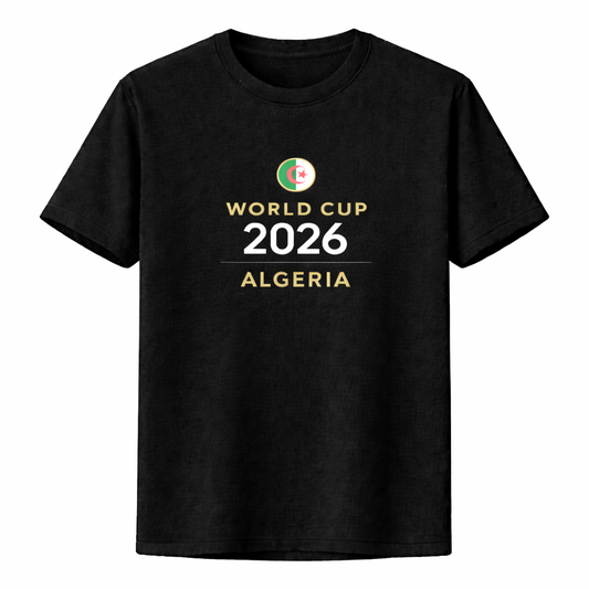 T-Shirt World Cup 2026 Algeria – Édition Supporters Premium | Coupe du Monde 2026